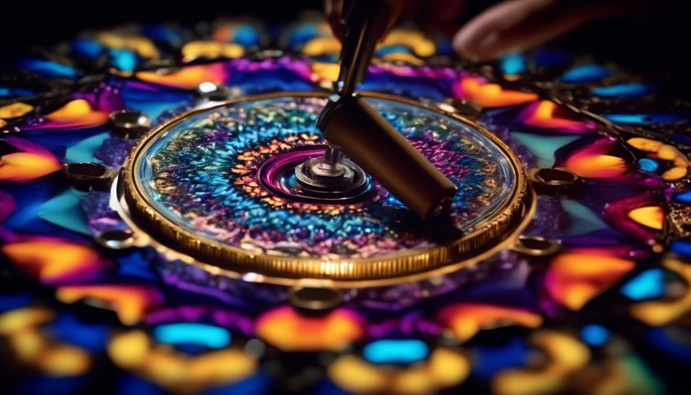 creating picture discs and wall fillings